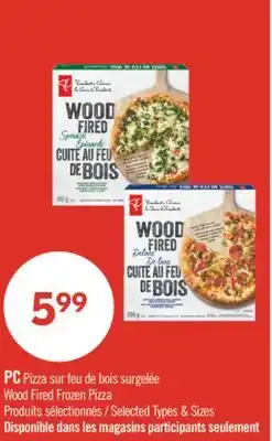 Pharmaprix PC Wood Fired Frozen Pizza offer