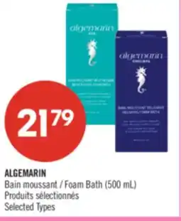 Pharmaprix ALGEMARIN Foam Bath offer