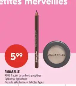 Pharmaprix ANNABELLE Eyeliner or Eyeshadow offer