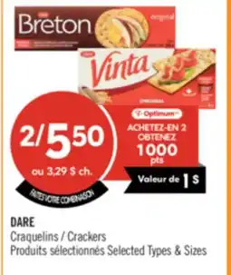 Pharmaprix DARE Crackers offer
