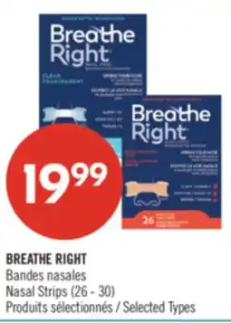 Pharmaprix BREATHE RIGHT Bandes nasales Nasal Strips offer