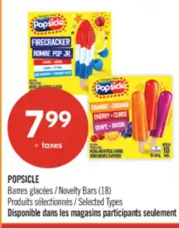 Pharmaprix POPSICLE Novelty Bars (18) offer