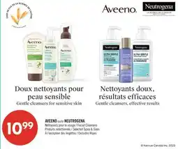 Pharmaprix AVEENO or NEUTROGENA Facial Cleansers offer
