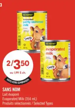 Pharmaprix NO NAME Evaporated Milk (354 mL) offer
