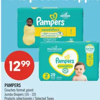 Pharmaprix PAMPERS Jumbo Diapers offer