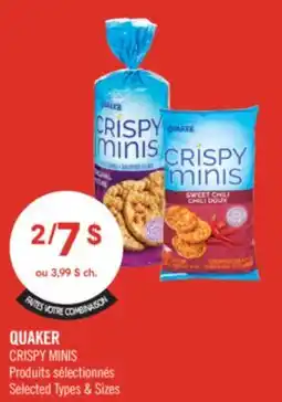 Pharmaprix QUAKER CRISPY MINIS offer