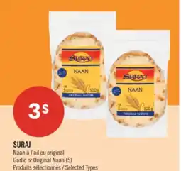 Pharmaprix SURAJ Garlic or Original Naan offer