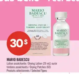 Pharmaprix MARIO BADESCU Drying Lotion (29 mL) or Drying Patches (60) offer