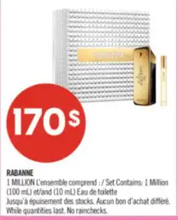 Pharmaprix RABANNE Set Contains: 1 Million (100 mL) and (10 mL) offer