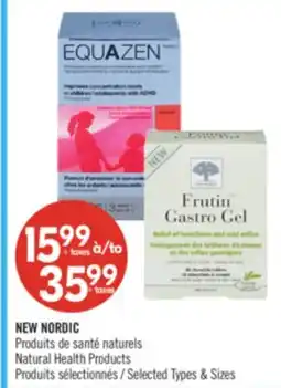 Pharmaprix NEW NORDIC Natural Health Products offer