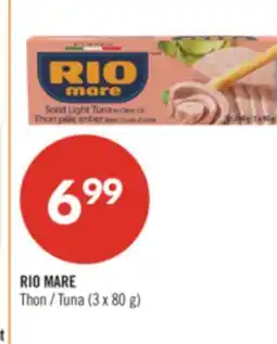 Pharmaprix RIO MARE Tuna offer