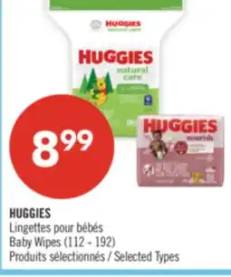 Pharmaprix HUGGIES Baby Wipes offer