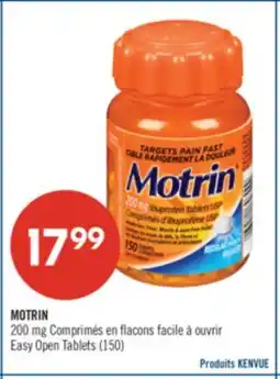 Pharmaprix MOTRIN Easy Open Tablets offer