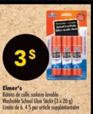 Pharmaprix Elmer's Washable School Glue Sticks offer