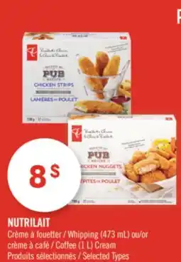 Pharmaprix NUTRILAIT Whipping (473 mL) or Coffee (1 L) Cream offer