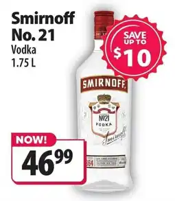 Co-op Smirnoff no. 21 vodka offer