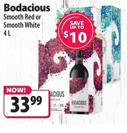 Co-op Bodacious smooth red or smooth white offer