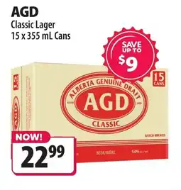 Co-op AGD Classic Lager offer