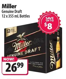 Co-op Miller genuine draft offer