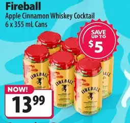 Co-op Fireball apple cinnamon whiskey cocktail offer