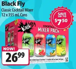 Co-op Black fly classic cocktail mixer offer