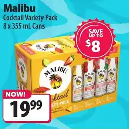Co-op Malibu cocktail variety pack offer