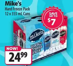 Co-op Mike's hard freeze pack offer