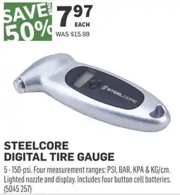 Co-op Steelcore digital tire gauge offer