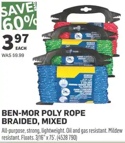 Co-op Ben-mor poly rope braided, mixed offer