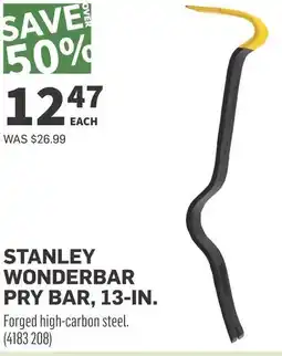 Co-op Stanley wonderbar pry bar offer