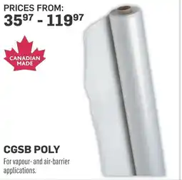 Co-op CGSB poly offer
