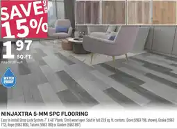 Co-op Ninjaxtra 5-mm SPC flooring offer