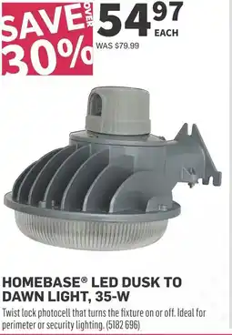 Co-op Homebase led dusk to dawn light offer