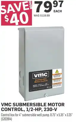 Co-op VMC submersible motor control, 1/2-hp, 230-v offer