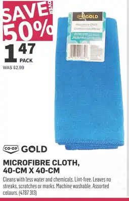 Co-op Microfibre cloth, offer