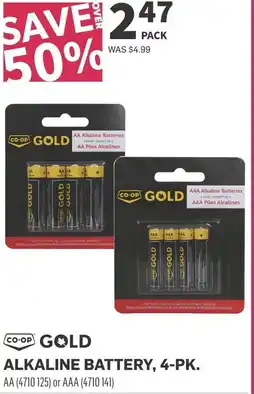 Co-op Alkaline battery offer