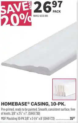 Co-op Homebase casing offer