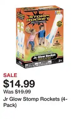 TSC Stores Jr Glow Stomp Rockets (4-Pack) offer
