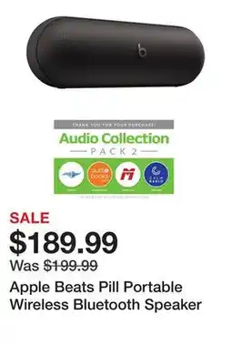 TSC Stores Apple Beats Pill Portable Wireless Bluetooth Speaker offer