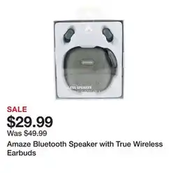 TSC Stores Amaze Bluetooth Speaker with True Wireless Earbuds offer