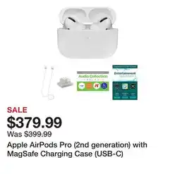 TSC Stores Apple AirPods Pro (2nd generation) with MagSafe Charging Case (USB-C) offer