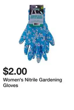 Dollarama Women's Nitrile Gardening Gloves offer