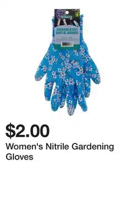 Dollarama Women's Nitrile Gardening Gloves offer