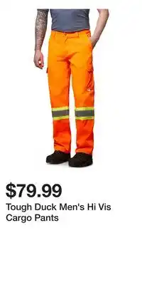 Mark's Tough Duck Men's Hi Vis Cargo Pants offer