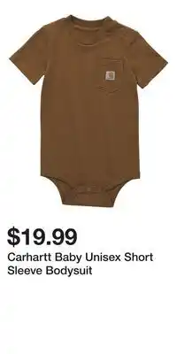 Mark's Carhartt Baby Unisex Short Sleeve Bodysuit offer