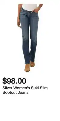 Mark's Silver Women's Suki Slim Bootcut Jeans offer