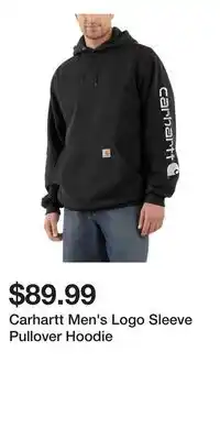 Mark's Carhartt Men's Logo Sleeve Pullover Hoodie offer