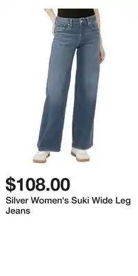 Mark's Silver Women's Suki Wide Leg Jeans offer