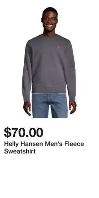 Mark's Helly Hansen Men's Fleece Sweatshirt offer