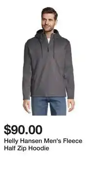 Mark's Helly Hansen Men's Fleece Half Zip Hoodie offer
